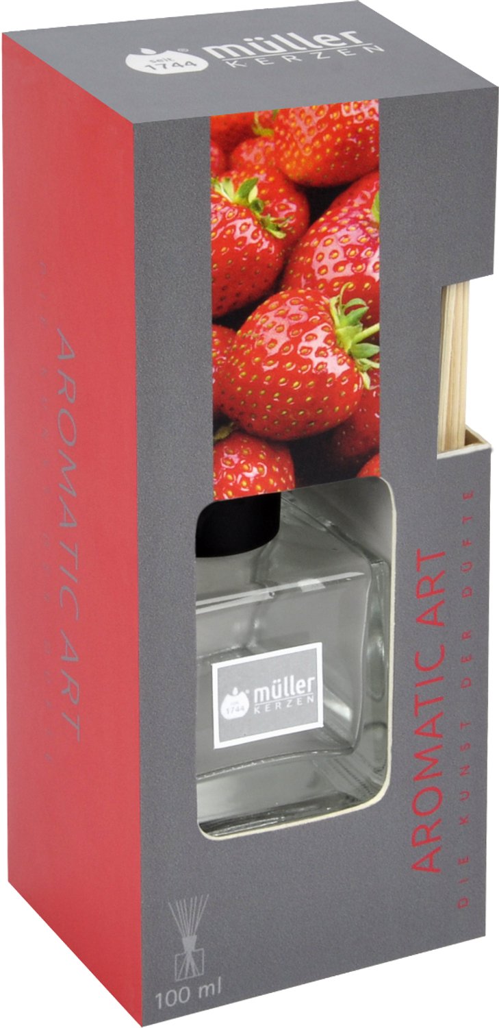 Geurstokjes / interieur parfum – strawberry love
