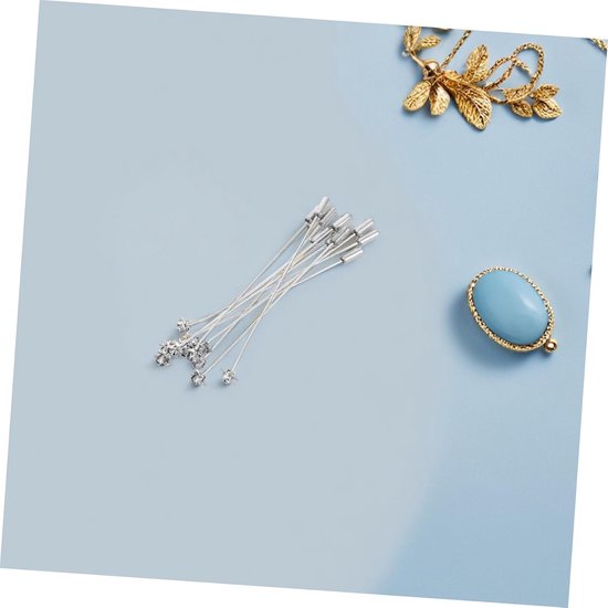 10 Stuks Koperen Broche Speldjes voor Handgemaakte Sieraden voor Kleding Tassen Accessoires Decoratie — afbeelding 3