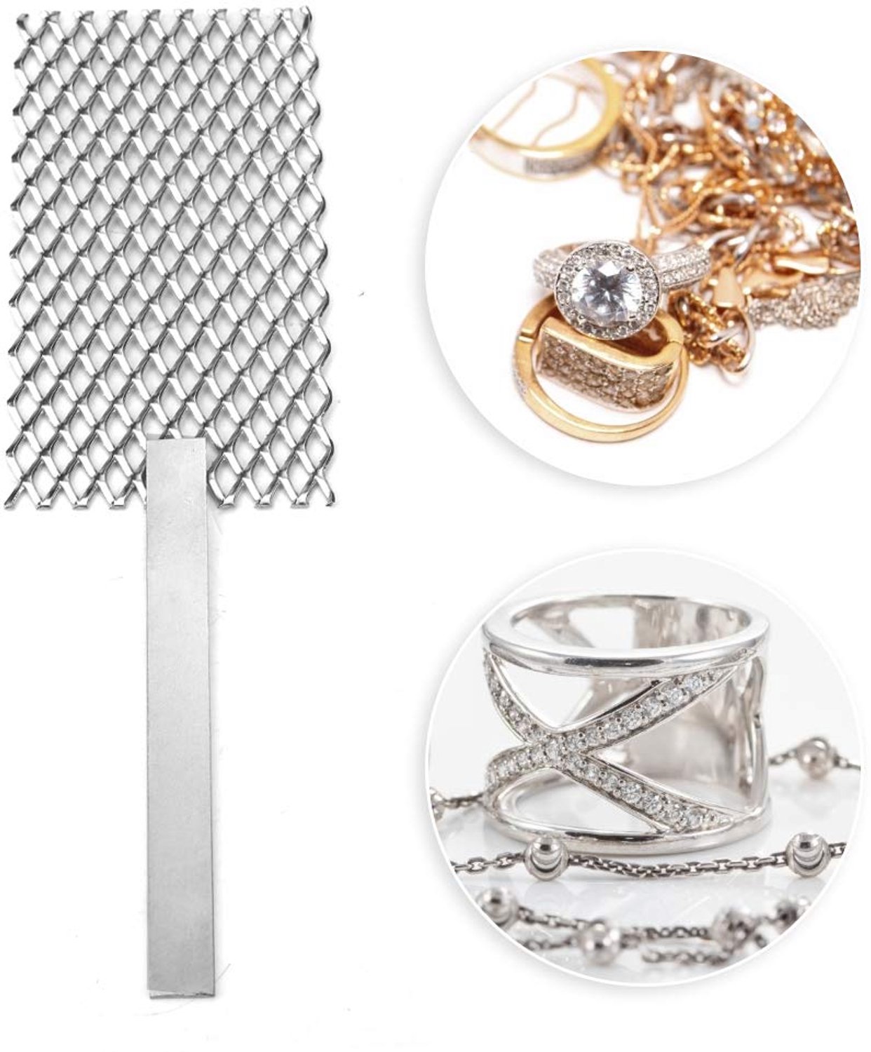 Srliya Geplatineerd Gaas voor Het Plateren van Sieraden (#1)