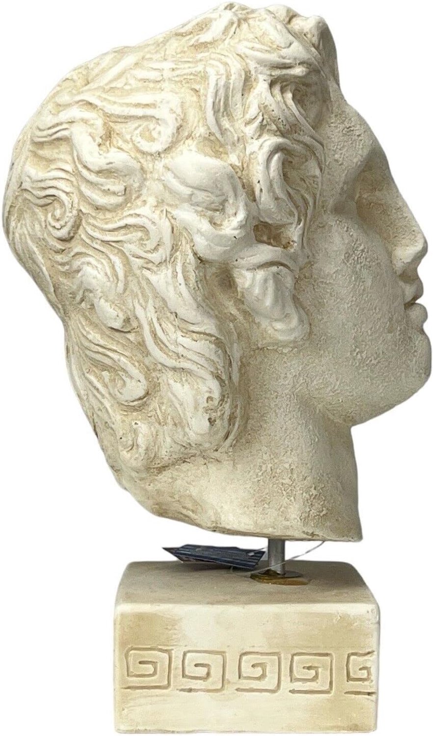 Alexander De Grote Buste Hoofd Macedonische Koning Akropolis Museum Kopiëren Cast Stone