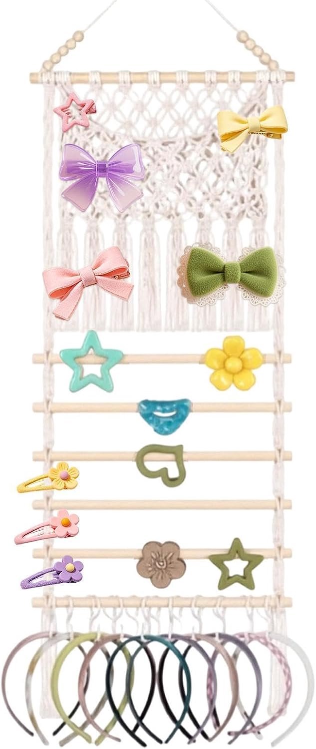 Claw Clip Organizer Groot Capaciteit Scrunchies en Haarbanden Houder