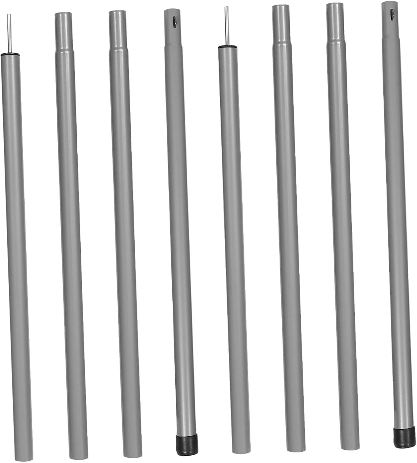 Happyyami Tentstokken Met Een Diameter Van 25 Mm 2-pack 8 Ijzeren Luifelstokken Voor Het Ondersteunen Van Kampeertenten