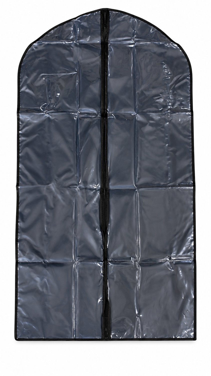 Kledinghoes met Rits - 59 x 105 cm - Doorzichtige Voorzijde - Zwart