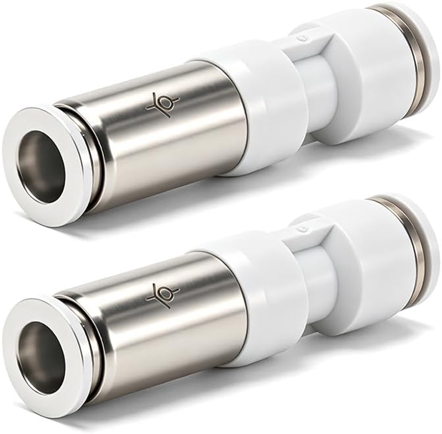 (10mm) 2pcs pneumatic check valves, 10mm ID, straight, with quick connection, for compressor and vacuum pump - ShopVlot
