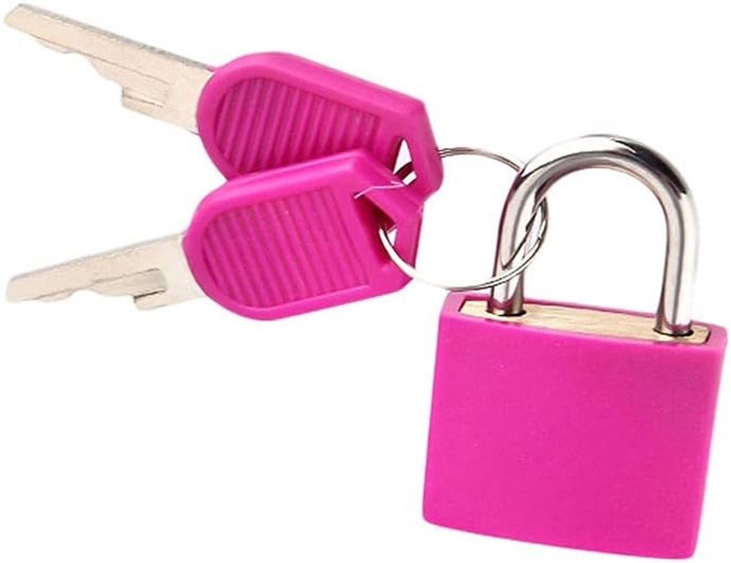 Veelzijdige Multi-Kleurige Messing Hangslot met 2 Sleutels voor Gereedschapskist, Tas en Kalender