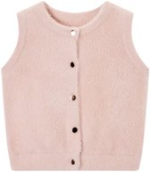 Someone Mouwloze cardigan fluffy zacht roos - OFELIA - Maat 128