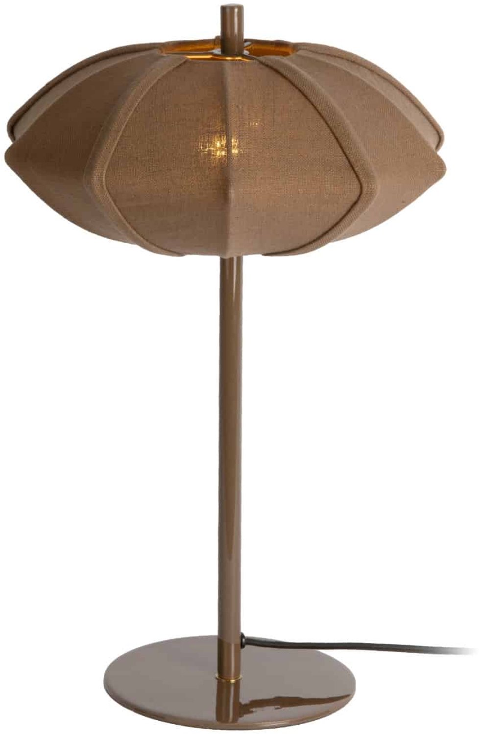 Leitmotiv Tafellamp Paris Disc - Bruin - 34x34x49cm - Scandinavisch