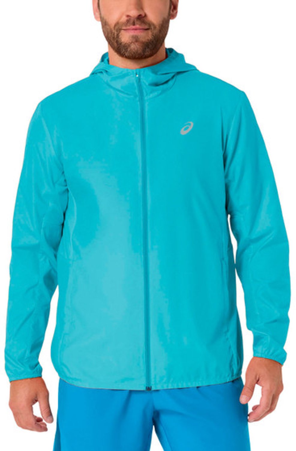 Asics Core Jacket Heren Hardloopjack Blauw