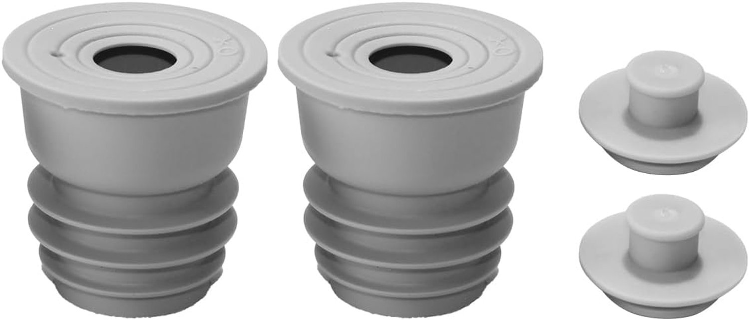 2 stuks 35-40 mm siliconen wasmachine afvalpijp connector, afvalpijpafdichting, doucheafvoer geurstop geschikt voor - ShopVlot