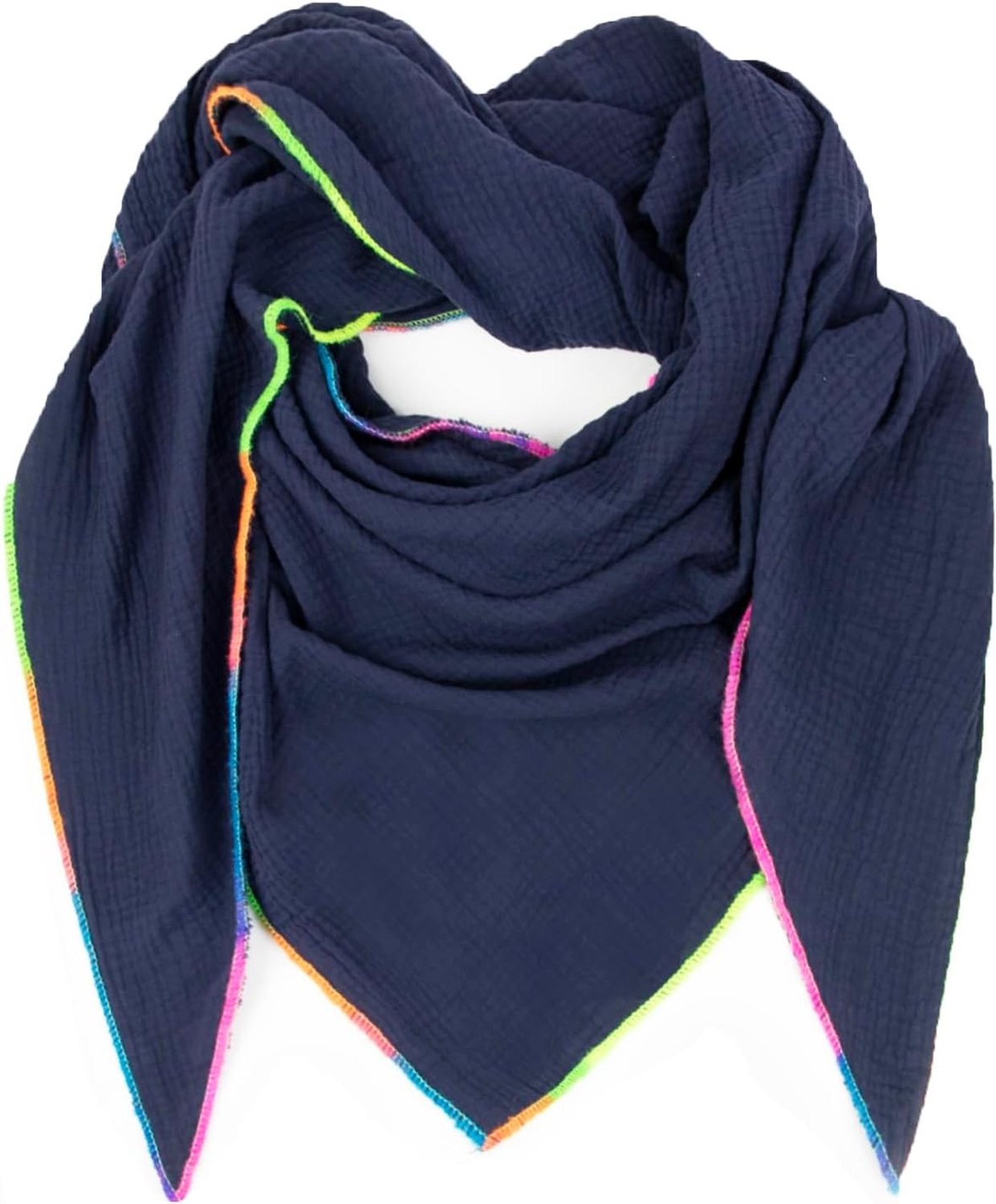 Glamexx24 XXL scarf for men and women, cotton scarf with colour gradient on the seam, winter scarf, very warm and - ShopVlot