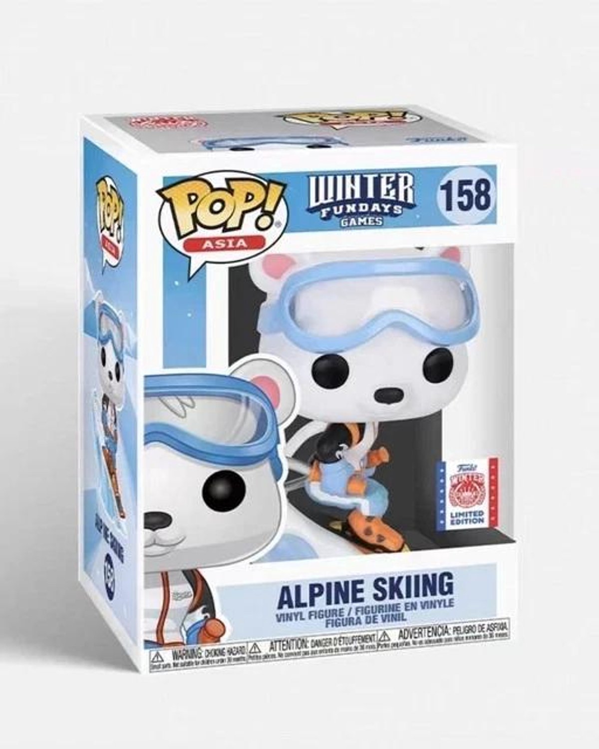 Funko Winter Fundays Games POP! Vinyl Figure Alpine Skiing Exclusive Edition 9 cm POP! Figuur