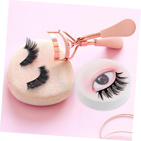 3 Stuks Wimperkussentjes Wimpertrainingsset Lagen Wimpermannequinhoofd Poppenhoofd Voor Wimperextensies DIY Wimperextensieset Wimpermannequingezicht Wimpertool Oefenhoofd — afbeelding 2