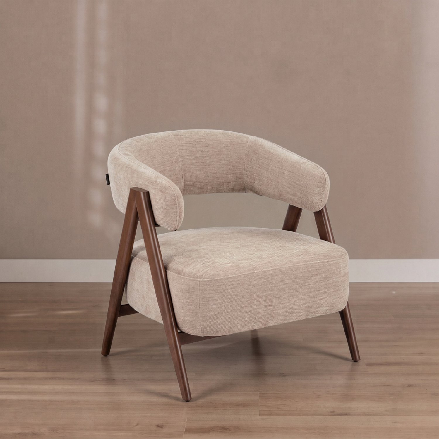 Bronx71 Fauteuil Yasmin velvet beige
