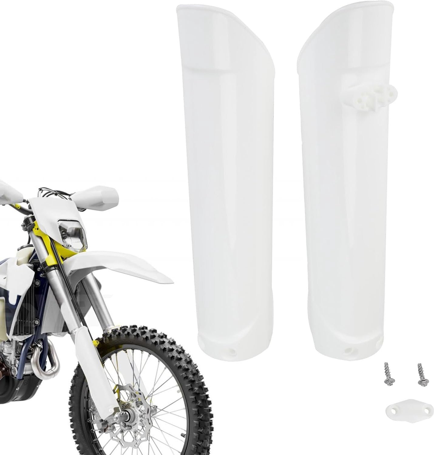 Front Fork Guards Shock Absorber Guard Fork Cover Protector for EXC EC XCW EXCF SXC TE FE TX 85 125 250 350 300 450cc - ShopVlot