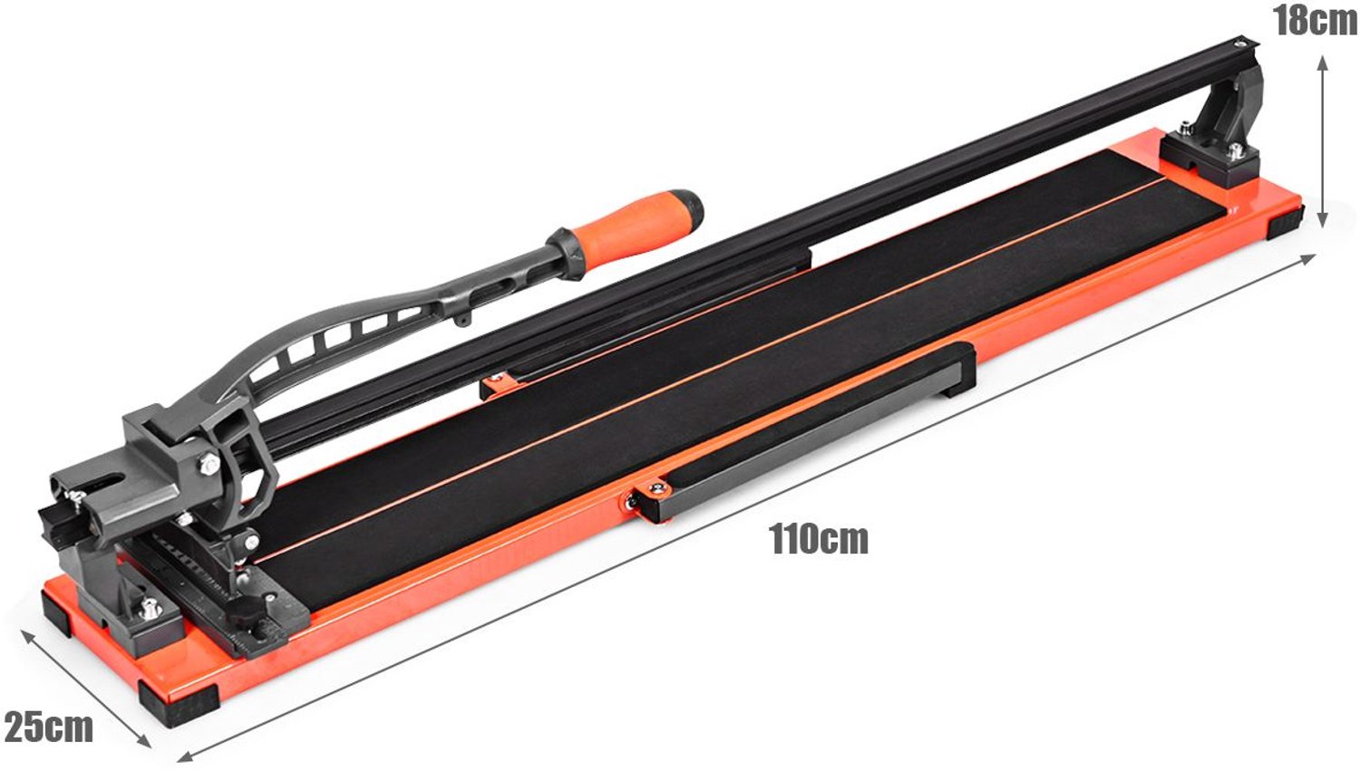 SureDeal® - Gereedschapsset - Handmatige Tegelsnijder Professionele - Zwart - 110x25x18 cm - Oranje + Zwart