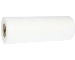 AmaCasa Tafelloper Wit (23 cm x 20 m) – Hoogwaardig vlies voor stijlvolle tafeldecoratie bij bruiloften, verjaardagen - ShopVlot