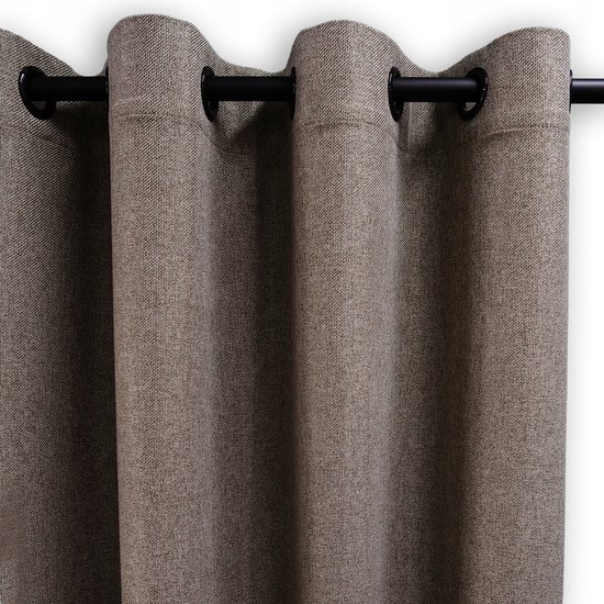 Verduisterende Gordijnen 250x340 cm - Stijlvol Beige