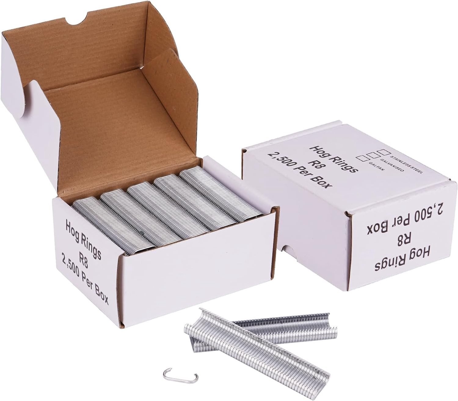 Clipset voor Hogeringtangen - 5000 Stuks - Voor Draadkooien en Meubels - Roestvrij Staal
