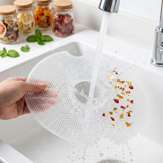 6 stuks 11.6 inch Premium Ronde Dehydrator Vellen Herbruikbare non-stick Voedsel Dehydrator Machine Mesh Screen voor fruit droger — afbeelding 4