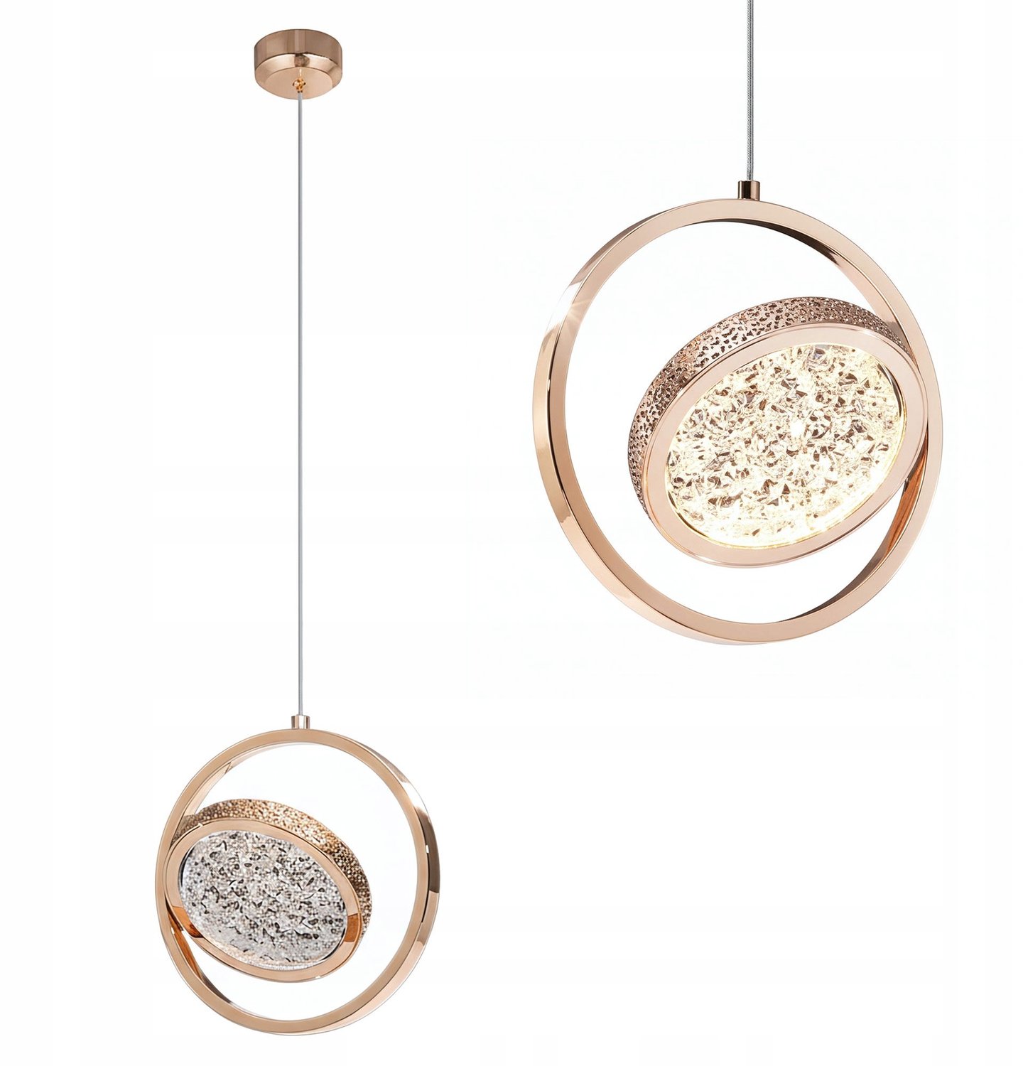 Toolight Hanglamp LHJ106-1CP Goud - Stijlvolle Verlichting