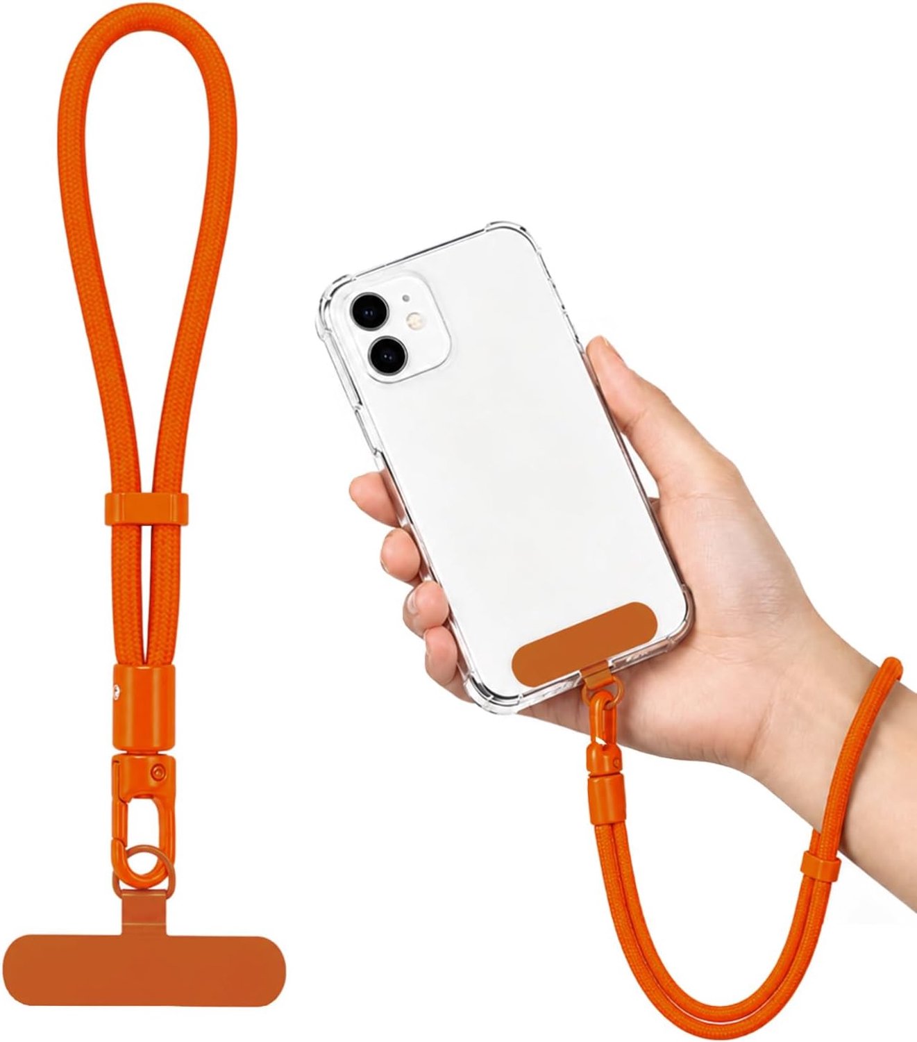 Polsband voor telefoon: Verstelbare polsband met 360°-rotatie voor smartphones en iPhones