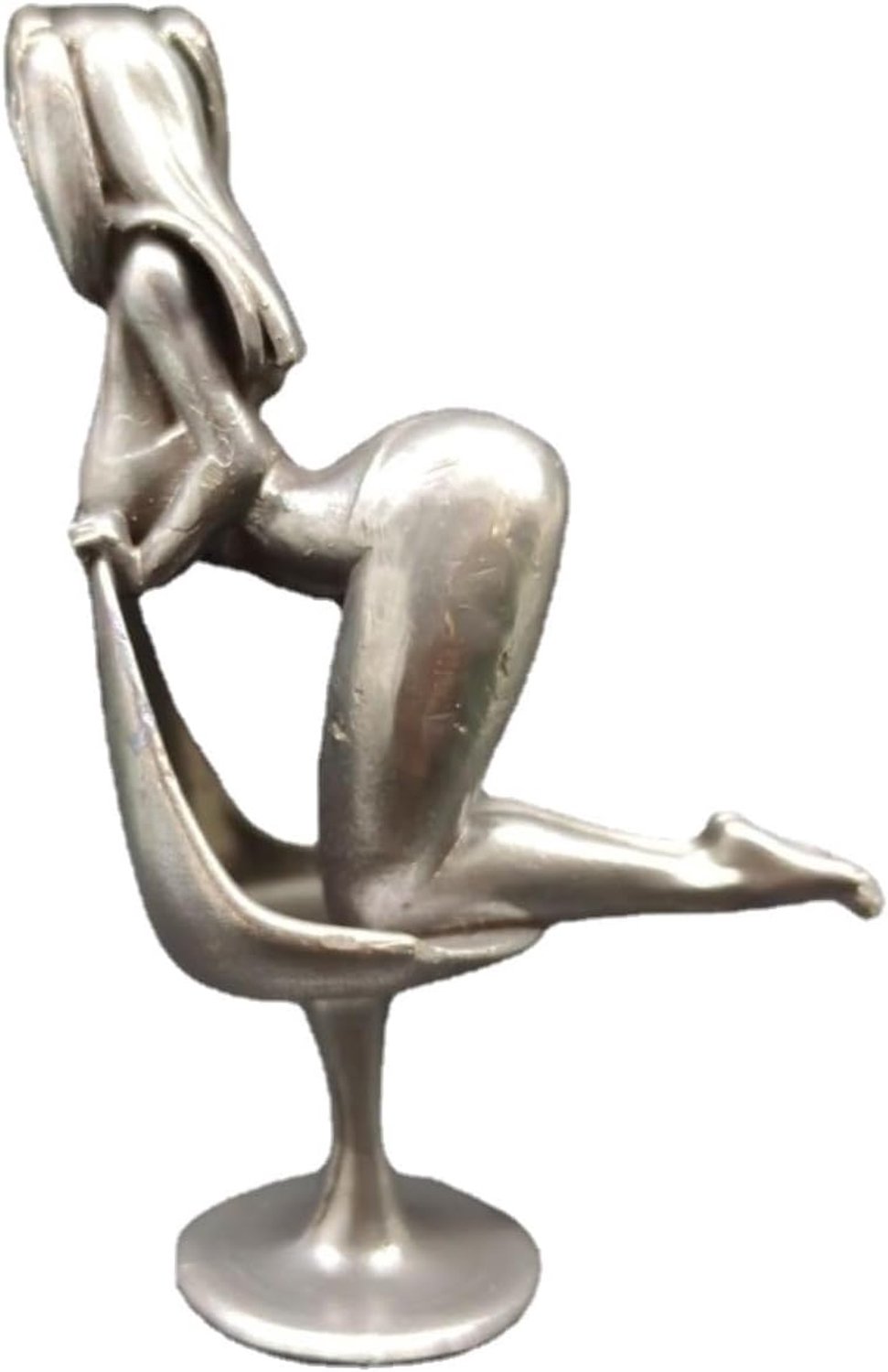 Zwarte Messing Sexy Konijnenmeisjesvrouwenfiguren Als Bureauversiering, Koperen Knielende Houding, Vrouwelijke Kunstzakminiatuur, Huisauto, Bardecoratie,