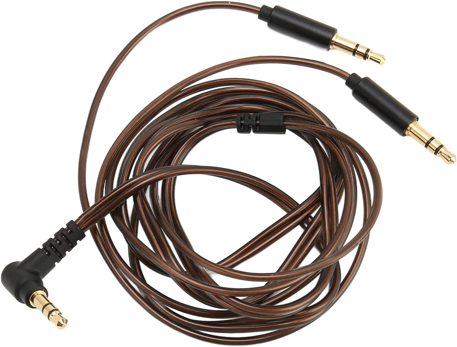 Vervangkabel voor hoofdtelefoons - 3,5 mm naar dubbele 3,5 mm - duurzaam en flexibel - ideaal voor Hifiman modellen - ShopVlot