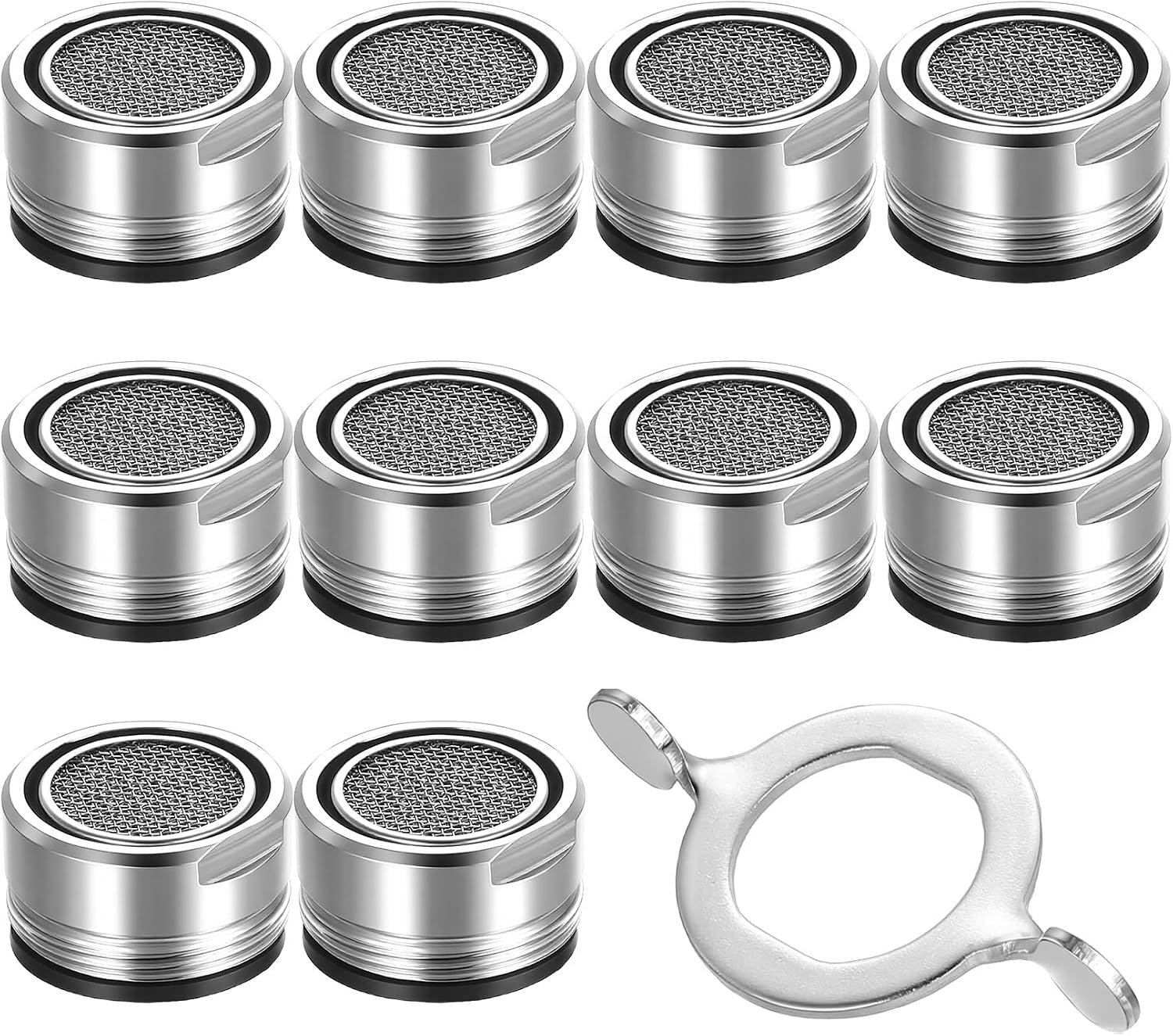 Straalregelaar voor keukenkraan, M24 straalregelaar, waterkraan, keuken, badkamer, beluchter voor filter, wastafel met - ShopVlot