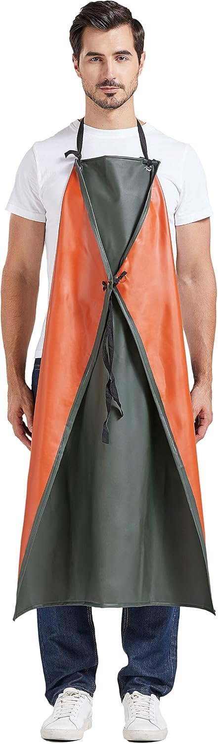 Waterdichte schort voor mannen en vrouwen - olie- en waterdicht - ideaal voor de keuken of werkplaats - ShopVlot