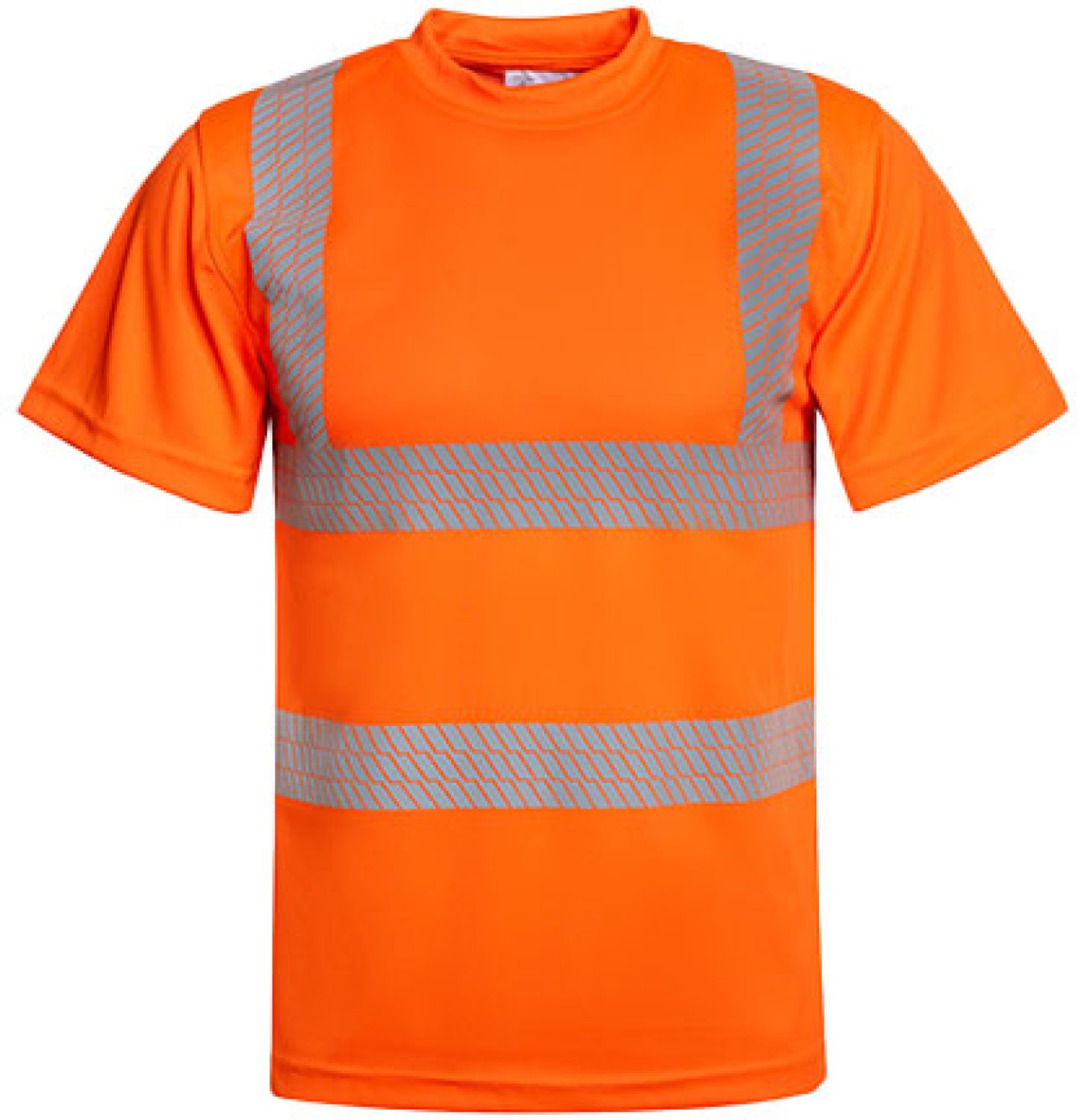 Korntex Hi-Vis Broken Reflective Premium T-Shirt Alhambra KX072 - Signal Orange - M