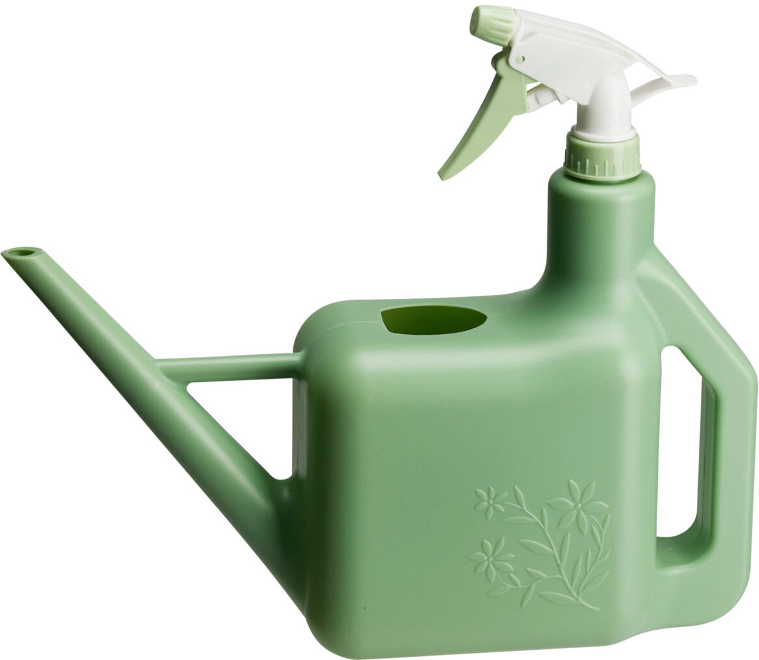 ProGarden - Gieter met ingebouwde sproeier, 31 x 9,5 x 27 cm, plastic - groen