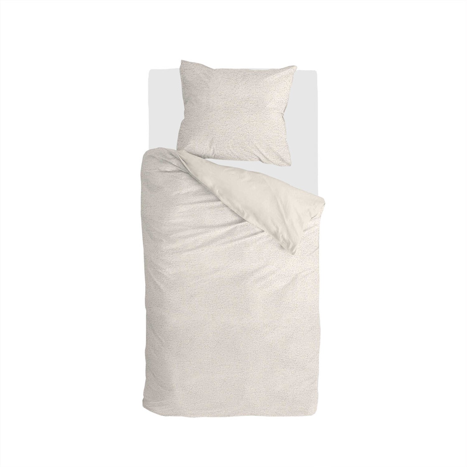 Byrklund Dekbedovertrek Favorite Fuzzle - 140x220 - 100% Polyester - Beige