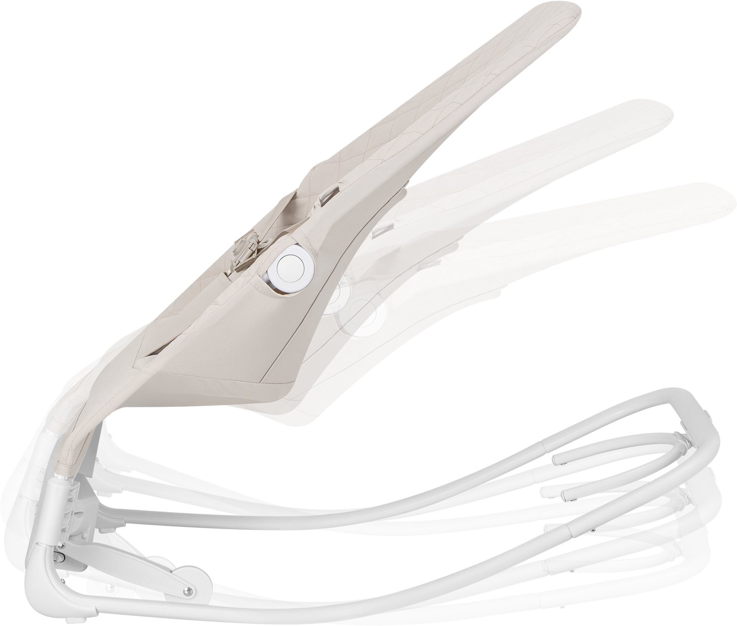 Lionelo Vinci Elektrische Wipstoel – Babywipstoel vanaf Geboorte – 3 Snelheden – Bewegingssensor – 3 Standen Rugleuning – Ultra Quiet 30 dB – Timer 30/60 min – Rocking Lock – Natuurgeluiden & Melodieën – 3-Puntsgordel – EasyWash Cover – USB-C – foto 7