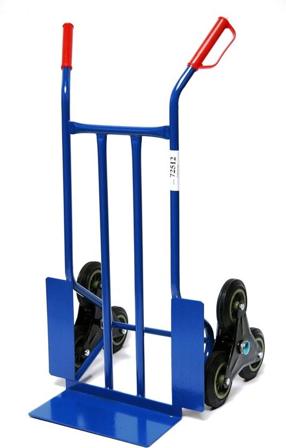 Trapsteekwagen - Transportwagen en stapelwagen - Voor zware lasten - Draagkracht 250 kg - 108x53x55 cm - Blauw