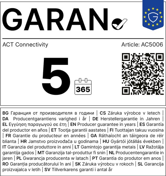 ACT Connectivity Bedrade full size optische muis thumbnail 3