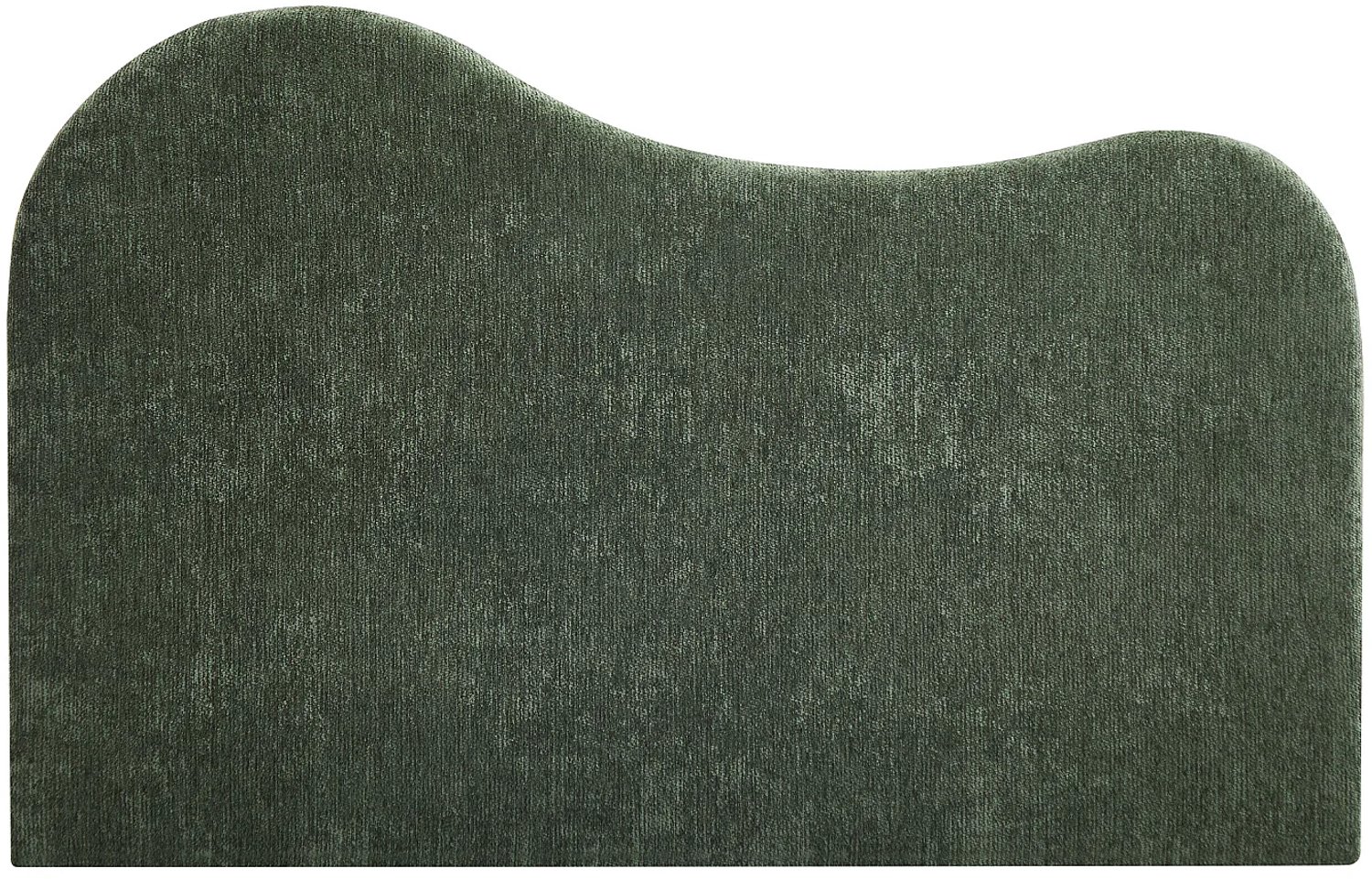 Vente-unique Hoofdbord 140 cm - Getextureerde stof - Dennengroen - VORIOTA