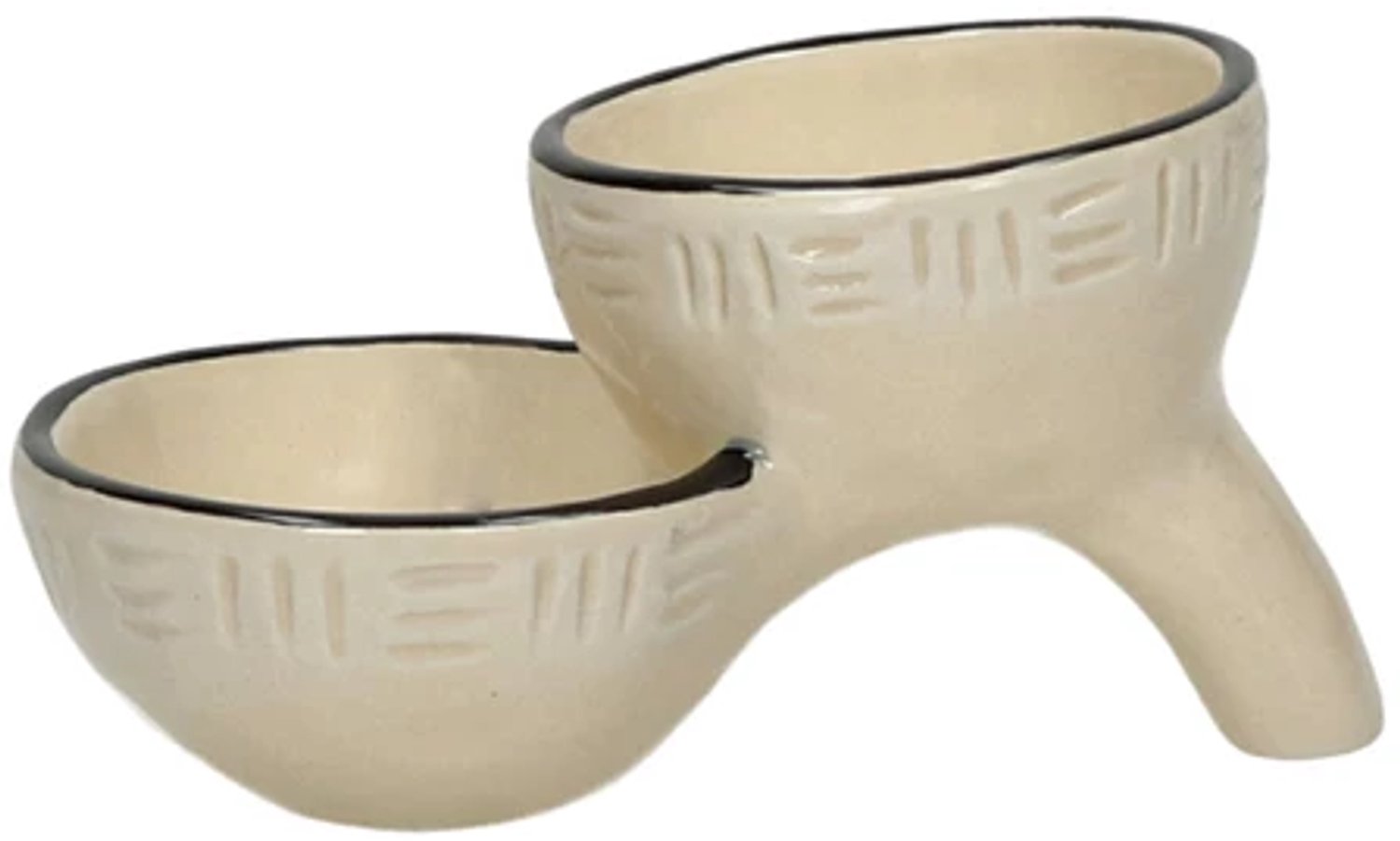 Pomax Meet The Kuti's tapas bowl 12.5x7.5cm H7cm ivory