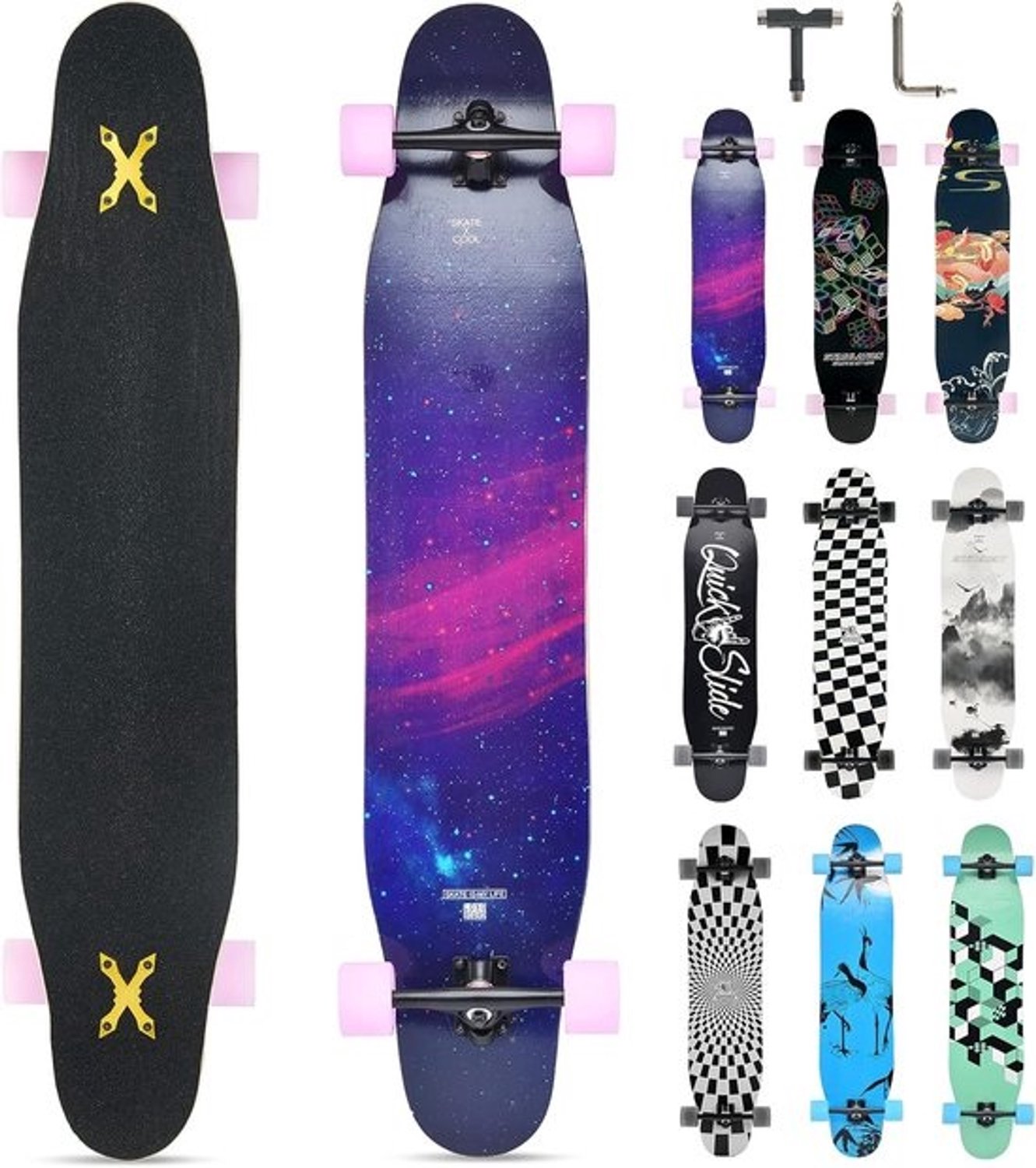 Complete Skateboard voor Kinderen en Volwassenen Voor Tricks en Cruising