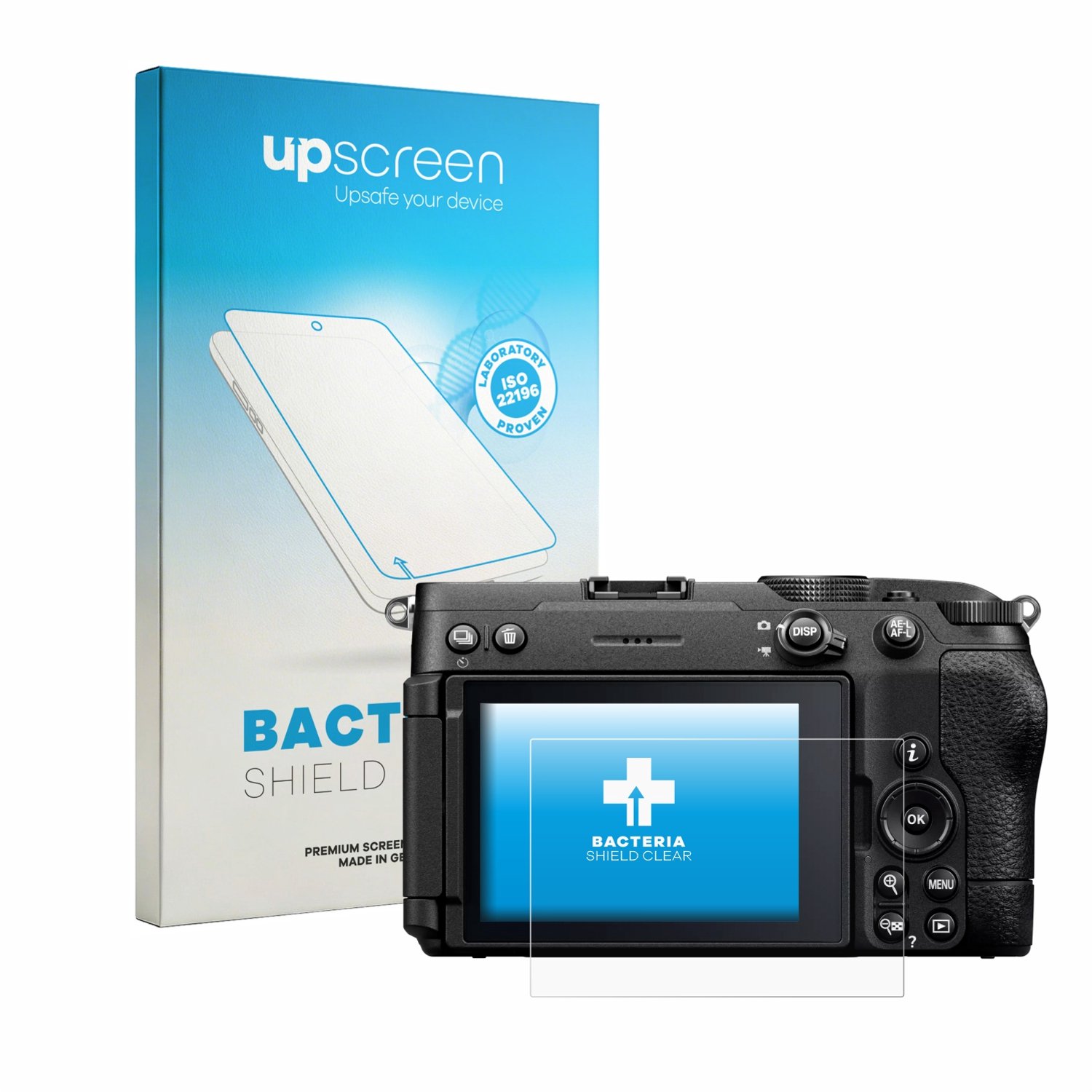 upscreen - Screenprotector voor Nikon Z5 IIC - Folie Beschermfolie transparant antibacterieel