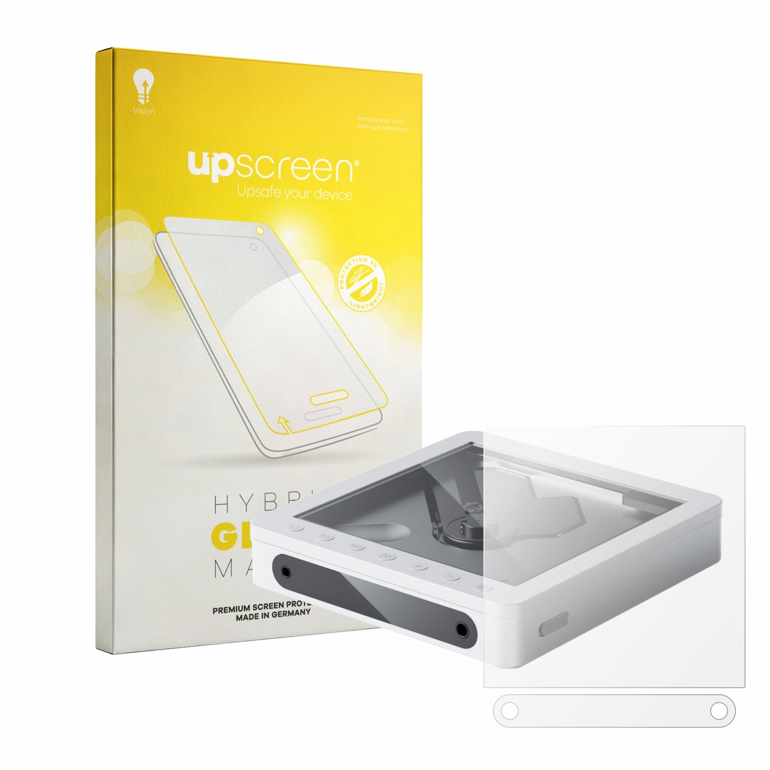 upscreen - Screenprotector voor FiiO DM13 BT Skylight - Folie Beschermfolie Beschermglas matte