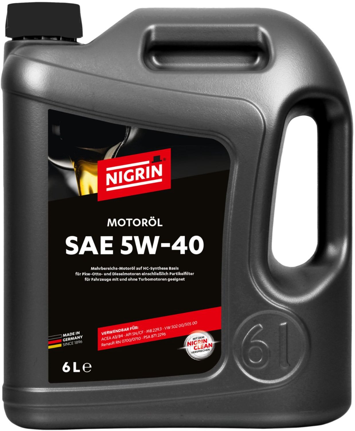 Motoröl SAE 5W-40 Kanister 6L