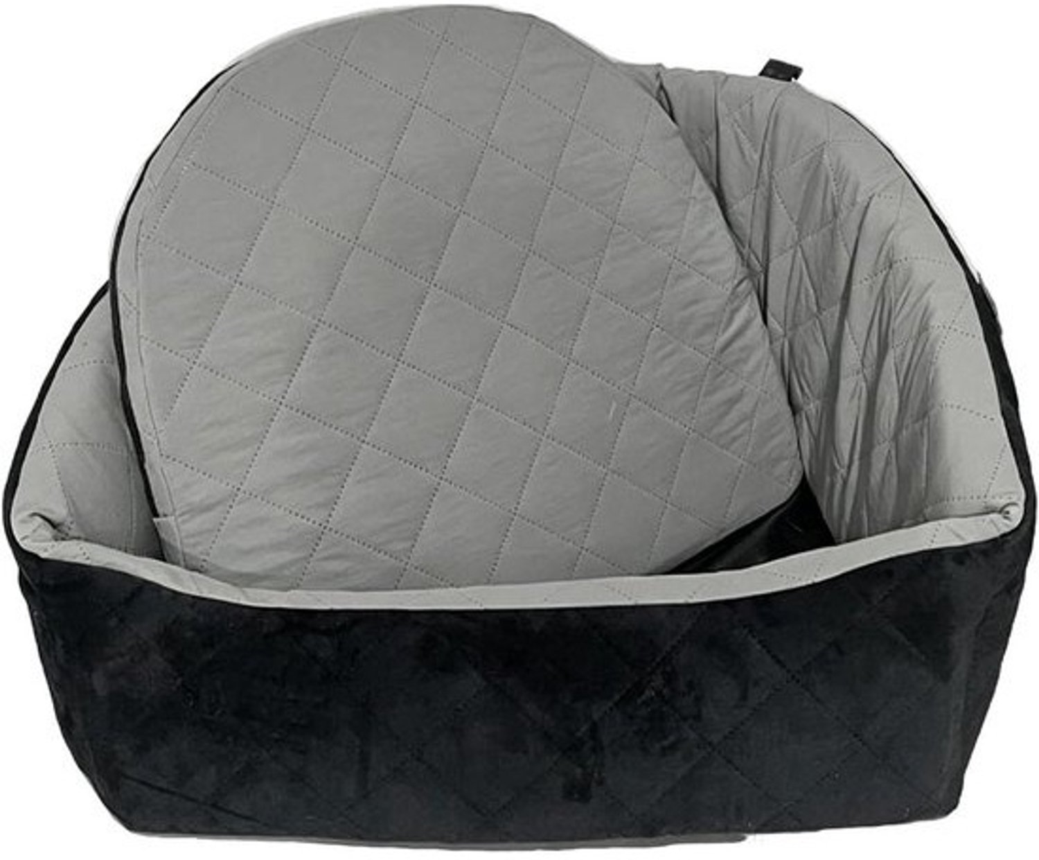 Autostoel voor honden - Zitverhoger voor huisdieren - Reizen - Waterdicht en ademend - 48 x 52 x 30 cm - Zwart