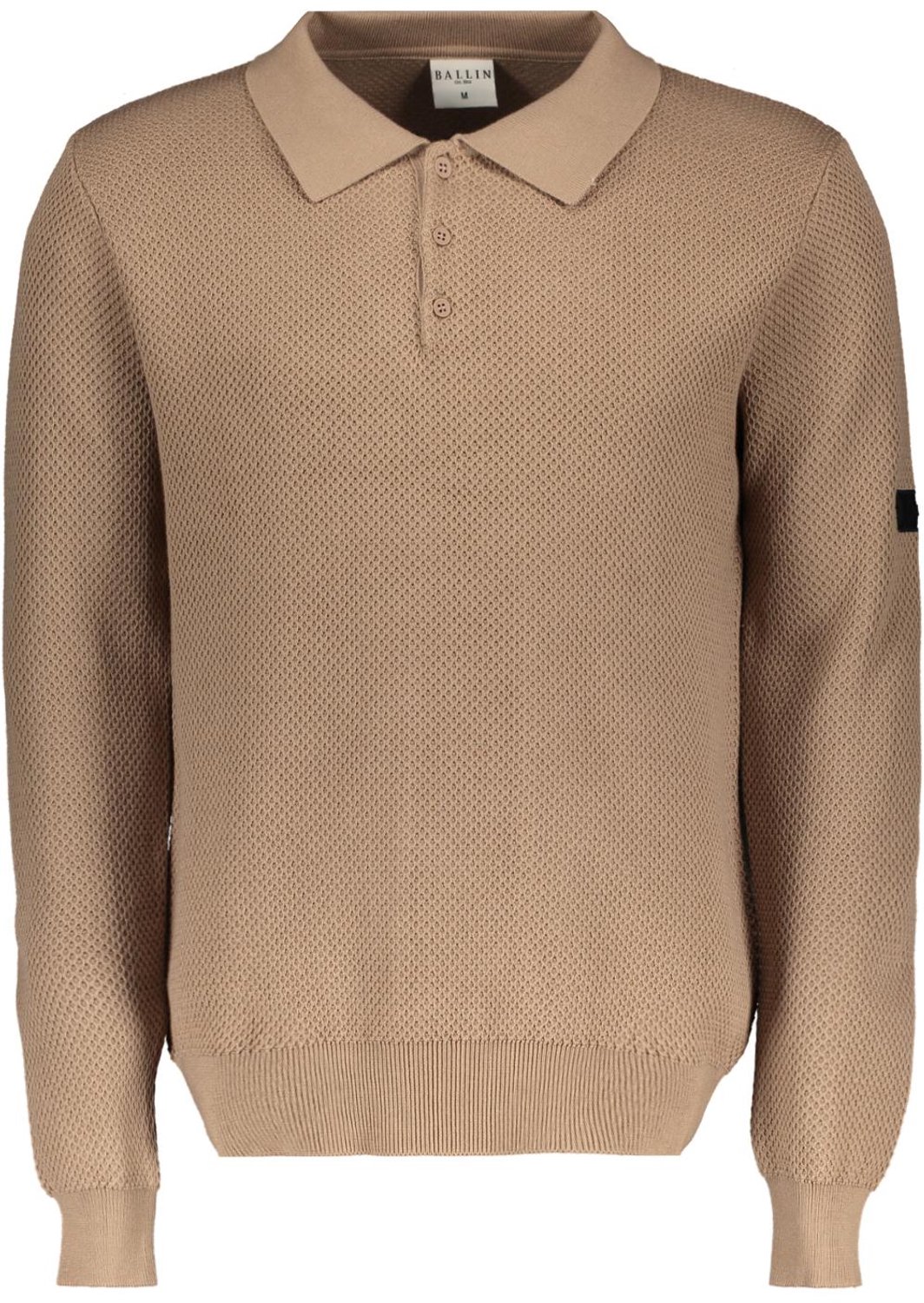 Ballin Poloshirt Polo Longsleeve 2662 Brown Mannen Maat - L