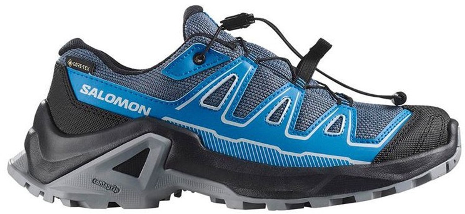 SALOMON - SALOMON X ULTRA GTX J - Turbulence/blk/fre bl - 36