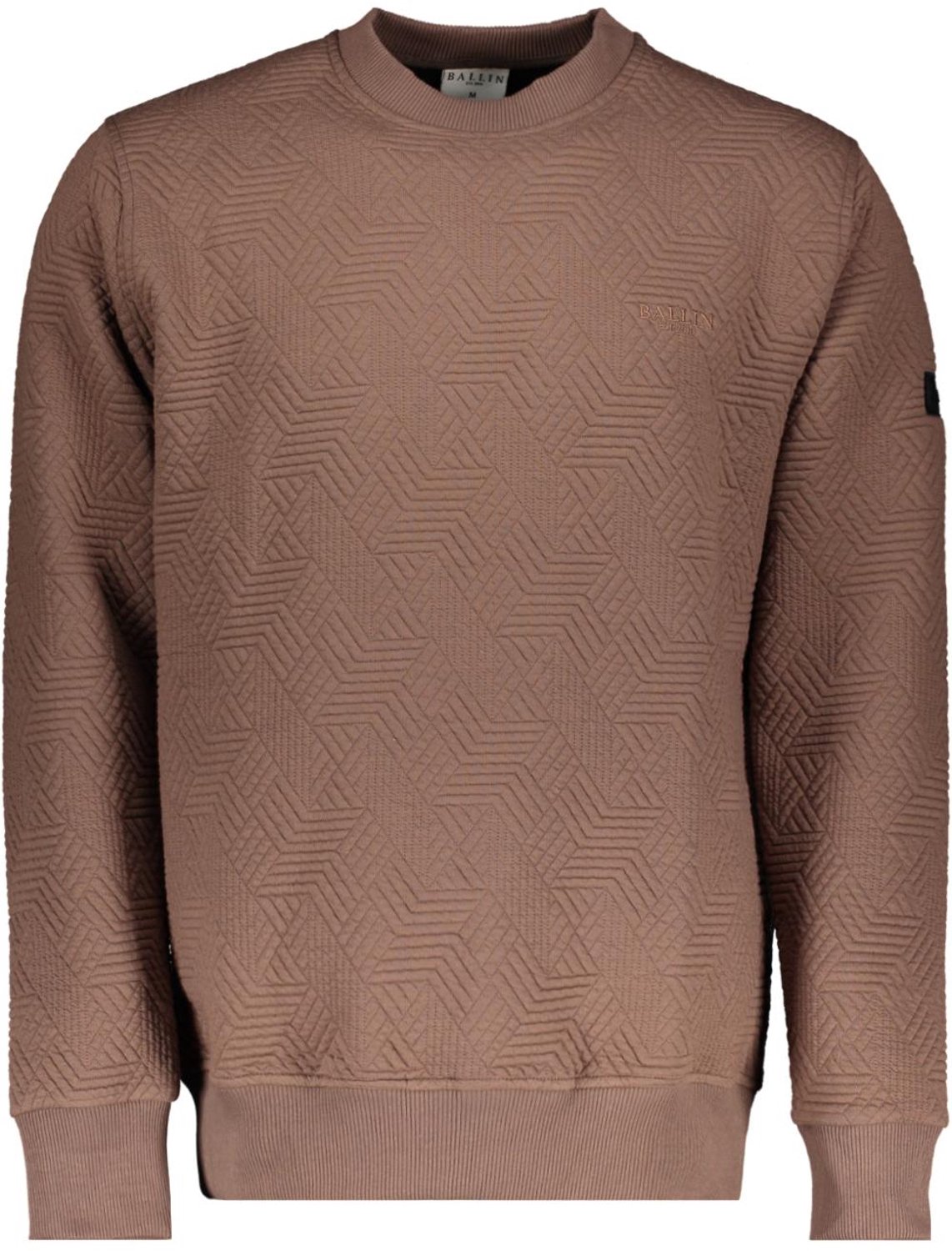 Ballin Trui Capitone Crewneck 2691 Coffee Mannen Maat - M