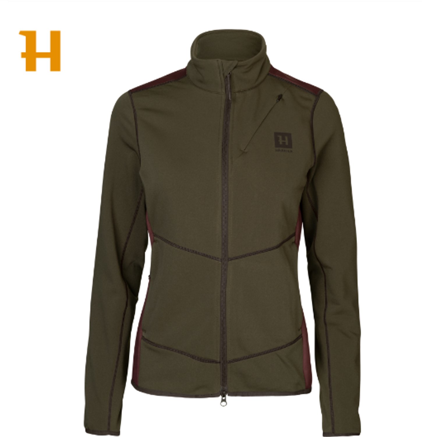 Härkila Oda Fleece jas vrouwen outdoor fleece jas Scandinavische fleece jas 3XL Groen