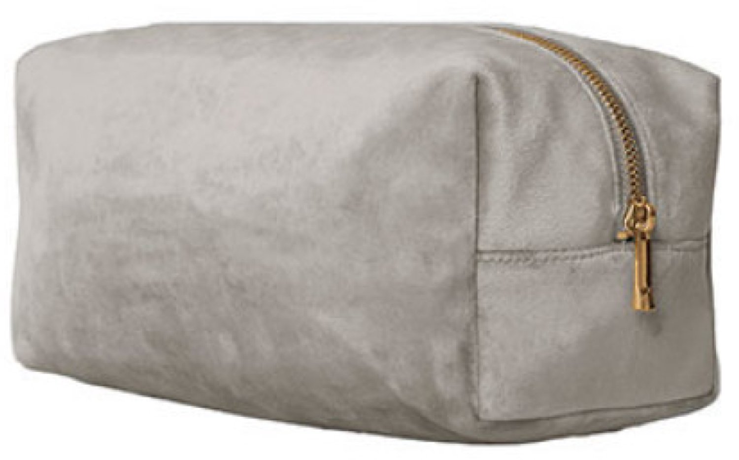 BagBase - Velvet Toiletry/Accessory Case - Moonstone - L (28 x 14 x 14 cm)