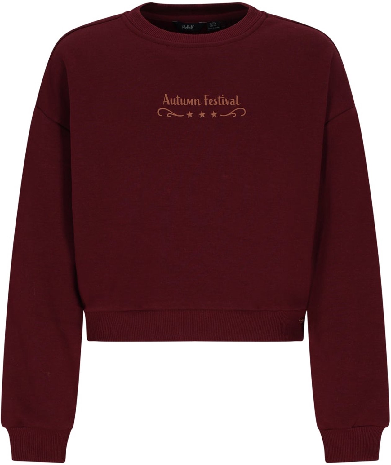 NoBell' - Kim Super Soft Sweater Autumn Festival - Dark Bordeaux - Maat 122-128