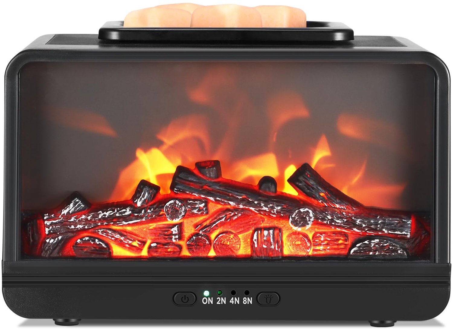 Waxbrander Elektrisch - Zwart Met Timerinstellingen - 18 cm Hoogte - ABS Materiaal - Voor Thuis En Kantoor