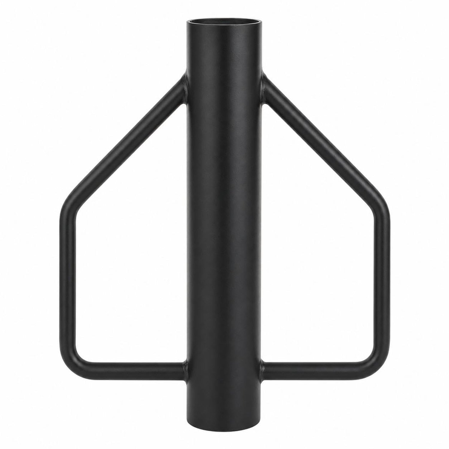 Handmatige Paalrammer 5,4 kg - Dubbele Handgrepen - Zwaar Gepoedercoat Staal 43 cm - Voor T-Palen & Houten Omheiningen